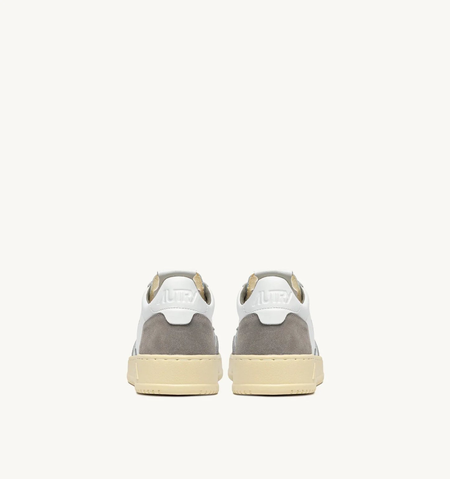 BASKETS MEDALIST LOW EN CUIR BLANC ET DAIM VAPOR